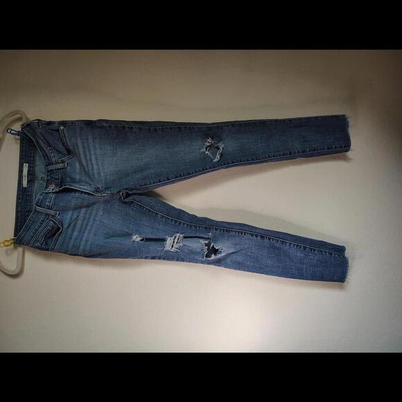 Levi's Slim Fit 711 Skinny Jeans - Distressed Denim Size 26 - Picture 1 of 7